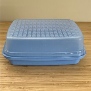 Tupperware Season Serve Light Blue Food Container with Lid new